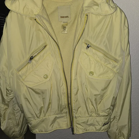 Diesel Women's Vibrant Yellow Bomber Jacket - Picture 9 of 11
